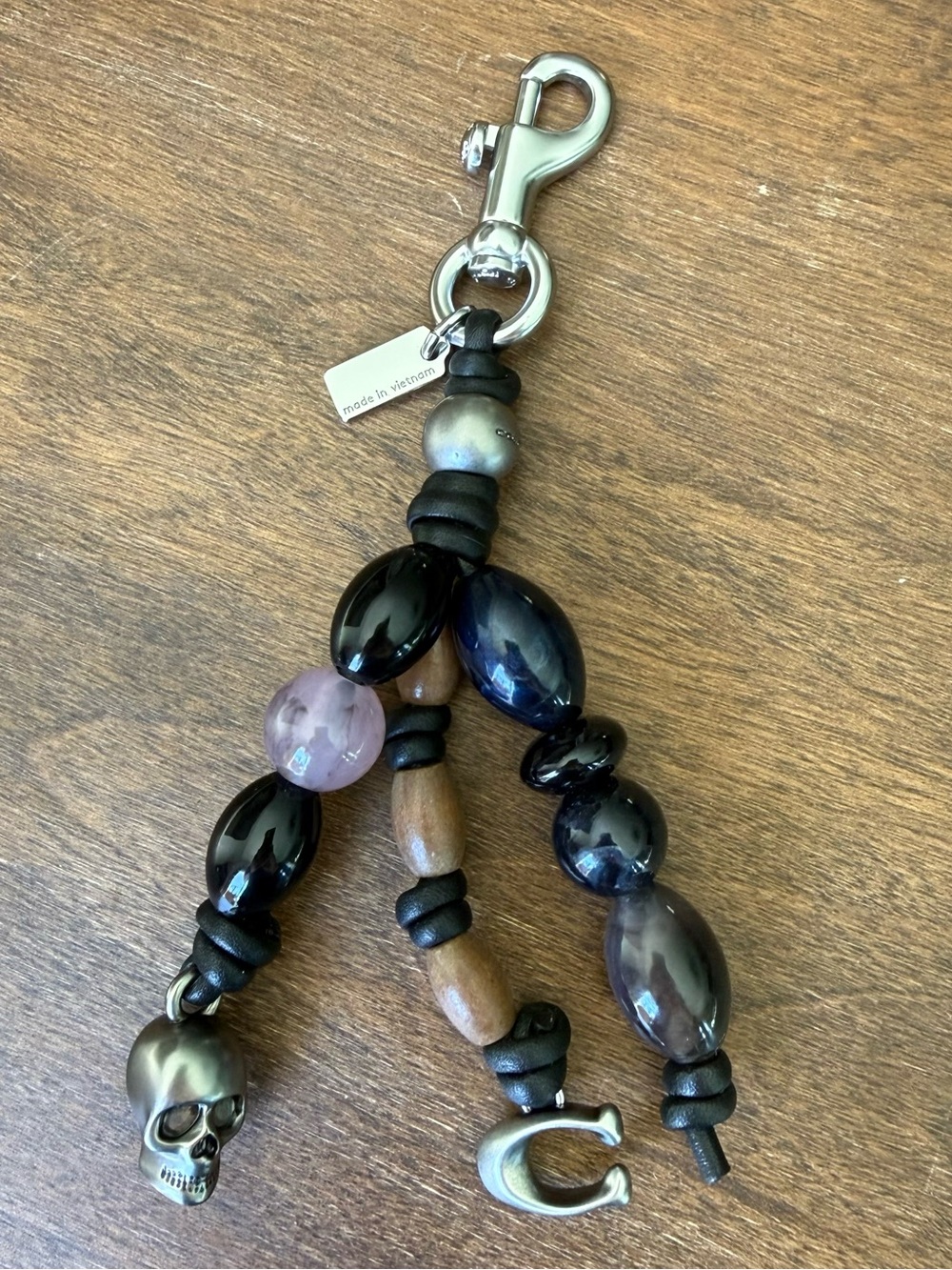 Coach Beaded Cluster Bag Charm